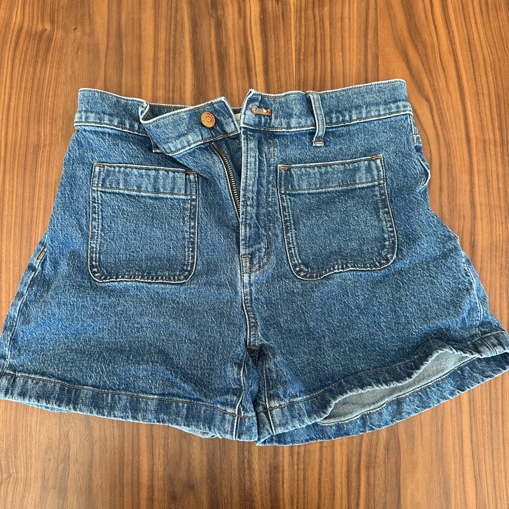 Madewell High Rise Denim Shorts